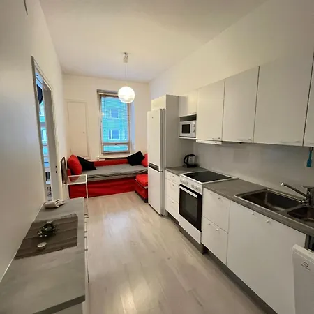 Huoneisto Moderni Siisti Koti Jossa Modernit Kalusteet